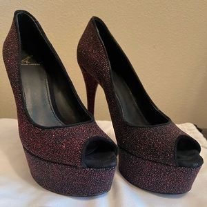 B Brian Atwood Peep toe Heels